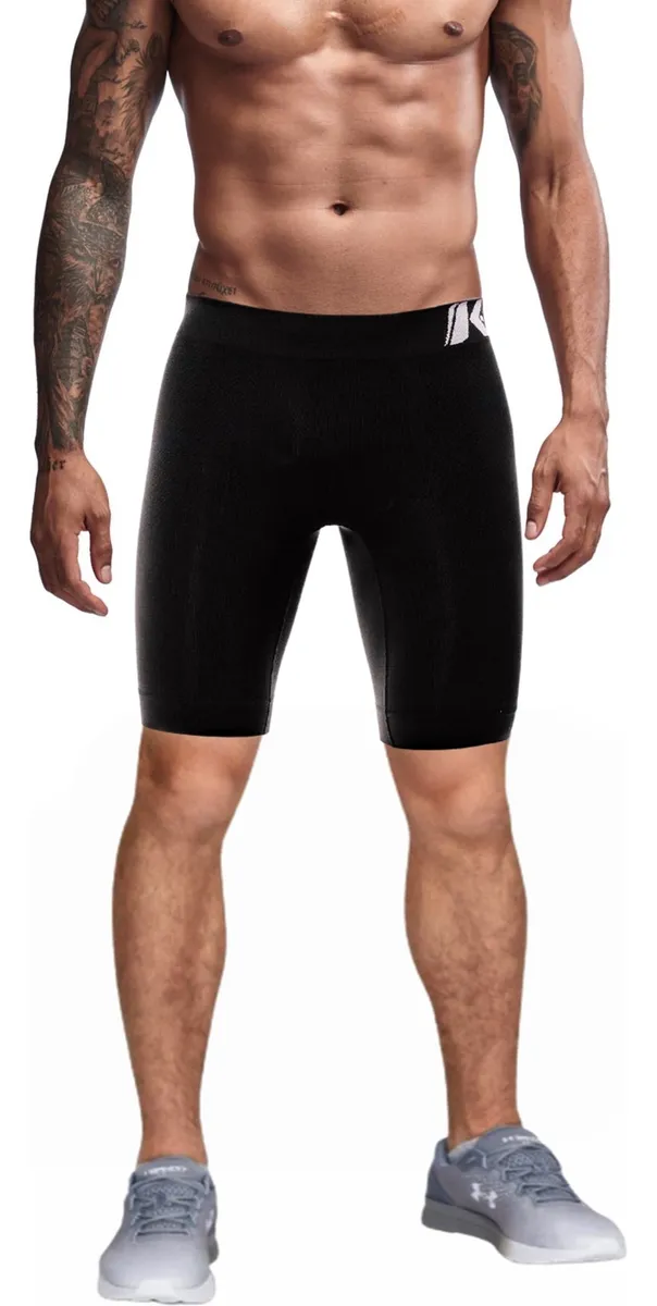 Kit 2 Shorts De Compressão P/ Corrida Masculino Térmica - Imagem 2